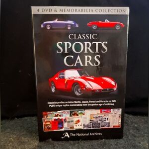 The National Archives Classic Sports Cars Memorabilia Set (DVD 2012, 4-Disc Set)